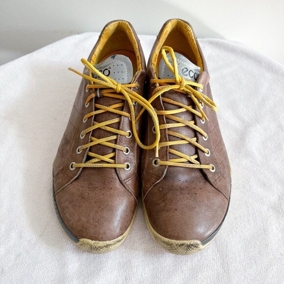 ECCO Men's Spikeless Golf Shoe Biom Hybrid Cocoa Brown/Fanta EU 45 US 11-11.5 - Picture 3 of 11